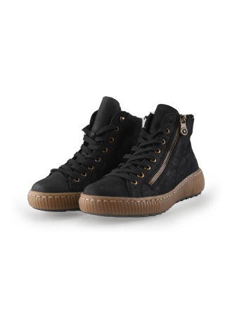 Rieker Veterboots Zwart 247312