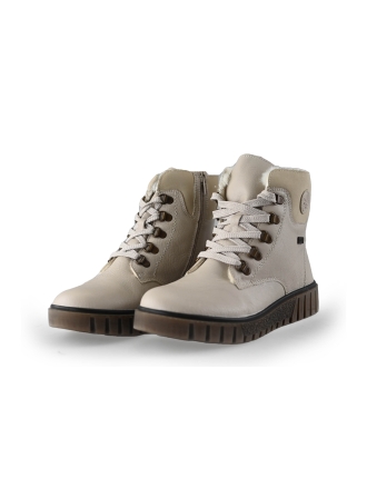 Rieker Veterboots Beige 247543
