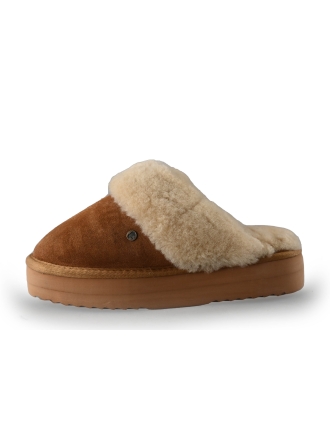 Warmbat Pantoffels Cognac 247627