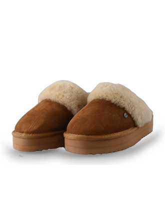 Warmbat Pantoffels Cognac 247627