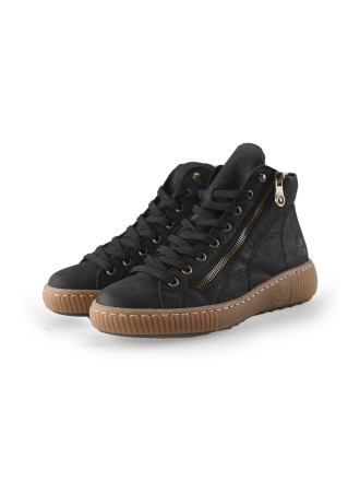 Rieker Veterboots Zwart 247960