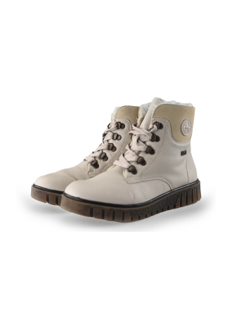 Rieker Veterboots Beige 248506