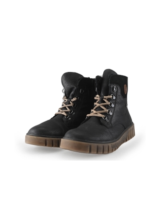 Rieker Veterboots Zwart 248578