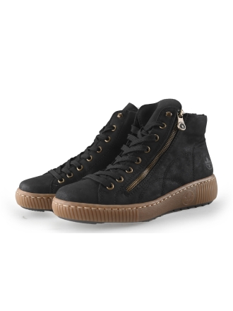 Rieker Veterboots Zwart 248649