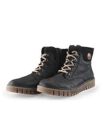 Rieker Veterboots Zwart 248699