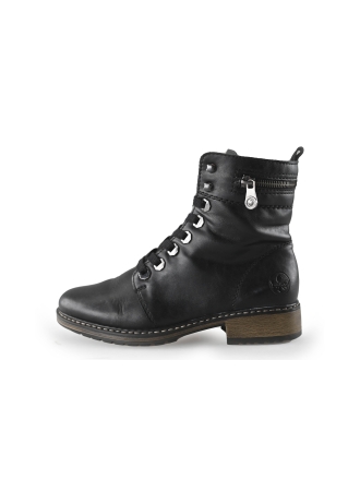 Rieker Veterboots Zwart 248754