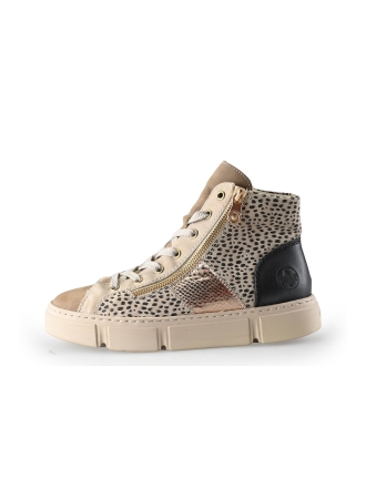 Rieker Veterschoenen Beige 249083