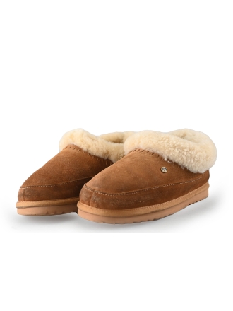 Warmbat Pantoffels Cognac 249374