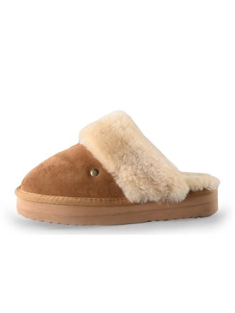 Warmbat Pantoffels Cognac 249375