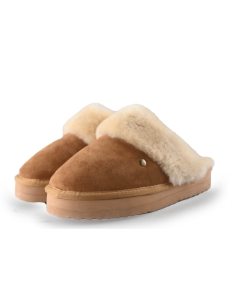 Warmbat Pantoffels Cognac 249375