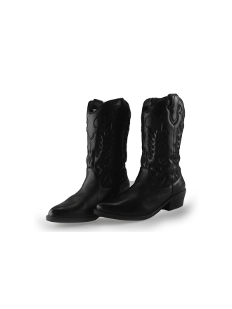 Sub55 Cowboy laarzen Zwart 250636