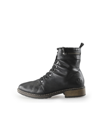 Rieker Veterboots Zwart 250495
