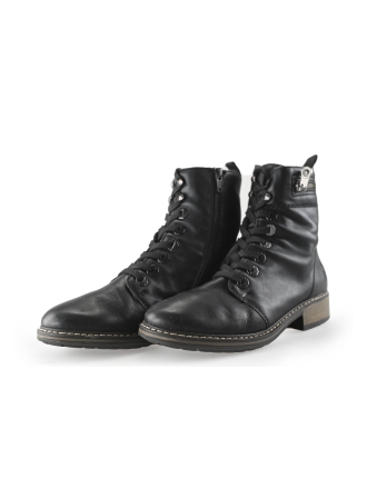 Rieker Veterboots Zwart 250495