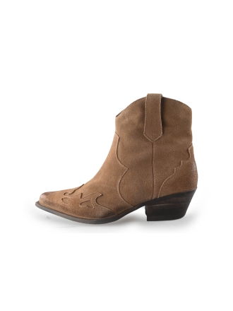 Sub55 Enkellaarzen Beige 250793