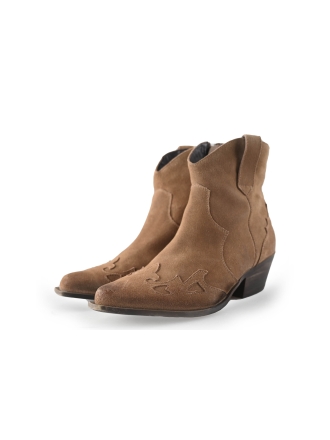 Sub55 Enkellaarzen Beige 250793