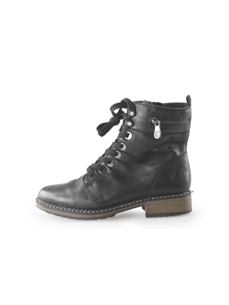 Rieker Veterboots Zwart 264194