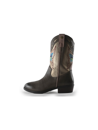 Develab Cowboy laarzen Groen 265090