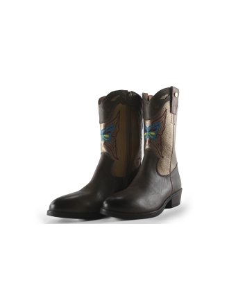 Develab Cowboy laarzen Groen 265090