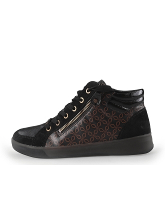 Ara Hoge sneakers Zwart 266409