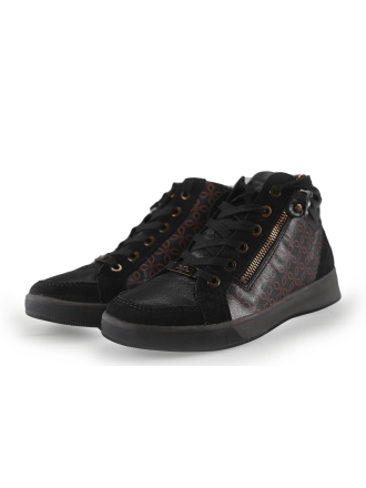Ara Hoge sneakers Zwart 266409