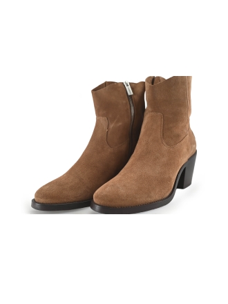 Shabbies Enkellaarzen Bruin 269247