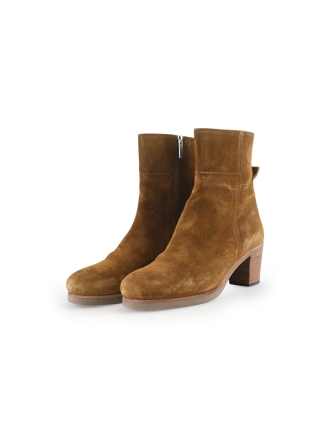 Shabbies Enkellaarzen Bruin 269337