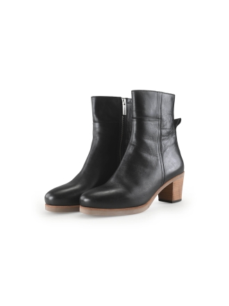 Shabbies Enkellaarzen Zwart 269370