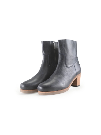 Shabbies Enkellaarzen Zwart 269423