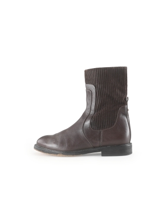 Shabbies Enkellaarzen Bruin 269430