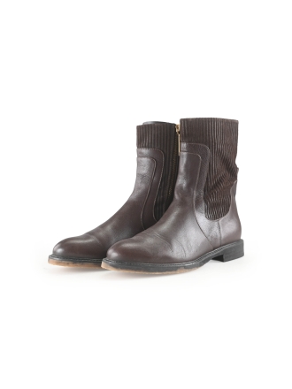 Shabbies Enkellaarzen Bruin 269430