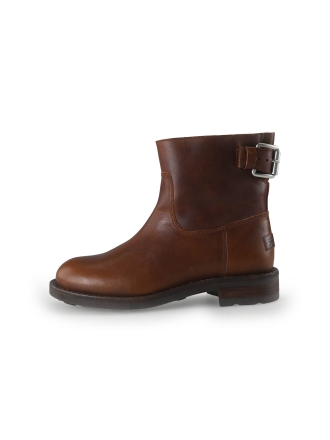 Shabbies Enkellaarzen Cognac 270836