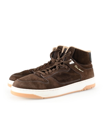 Santoni Hoge sneakers Bruin 275569