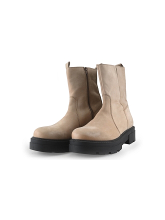 Ann Rocks Enkellaarzen Beige 275830