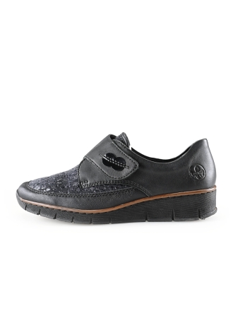 Rieker Loafers  Zwart 276605