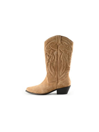 Manfield Cowboy laarzen Beige 281077