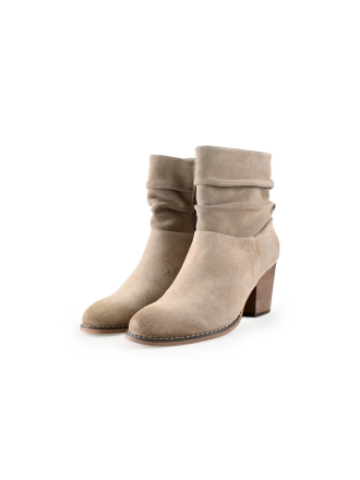 Poelman Enkellaarzen Beige 281889