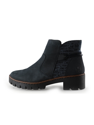 Rieker Enkellaarzen Blauw 284120