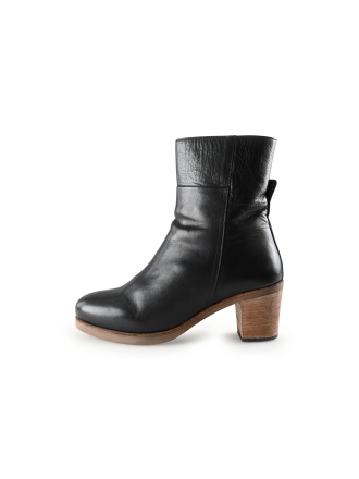 Shabbies Enkellaarzen Zwart 284633
