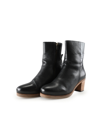Shabbies Enkellaarzen Zwart 284633
