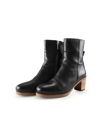 Shabbies Enkellaarzen Zwart 284634