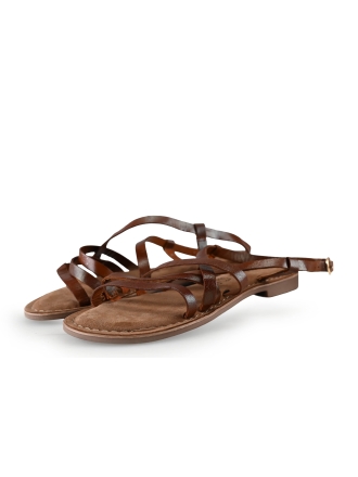 Lazamani Sandalen Cognac 286568