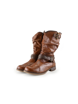Mustang Biker boots Cognac 287119