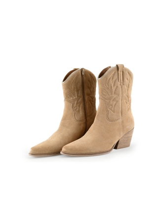 Manfield Cowboy laarzen Beige 287497