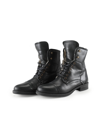 Manfield Veterboots Zwart 287593
