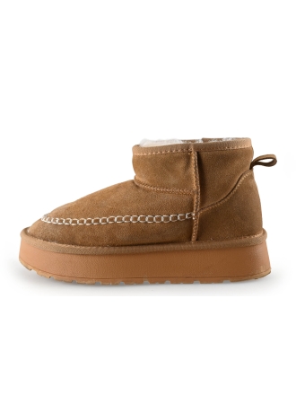 Manfield Sneeuwlaarzen Cognac 287625