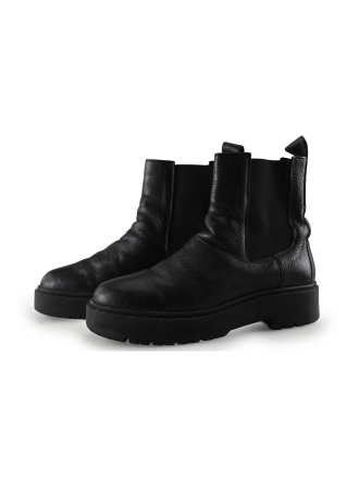 Manfield Chelsea boots Zwart 288219