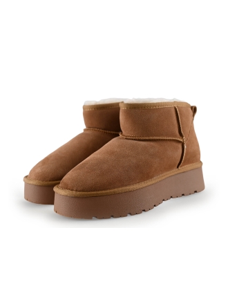 Manfield Sneeuwlaarzen Beige 288264