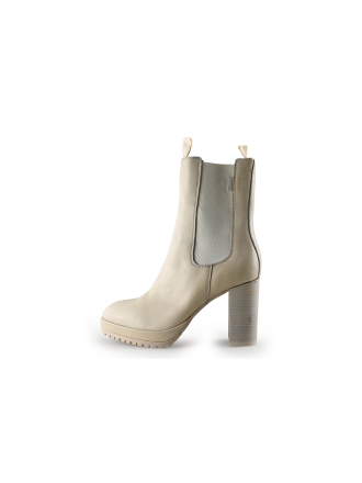 Manfield Chelsea boots Beige 288375