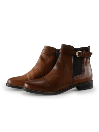 Manfield Chelsea boots Cognac 288396