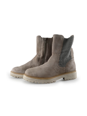 Manfield Chelsea boots Beige 288416